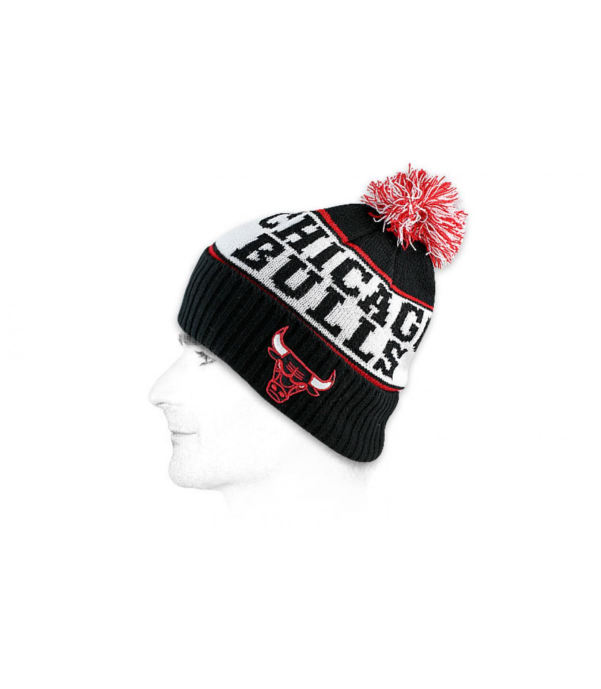 Wordmark cuff knit Bulls Mitchell & Ness Wordmark cuff knit Bulls Mitchell & Ness